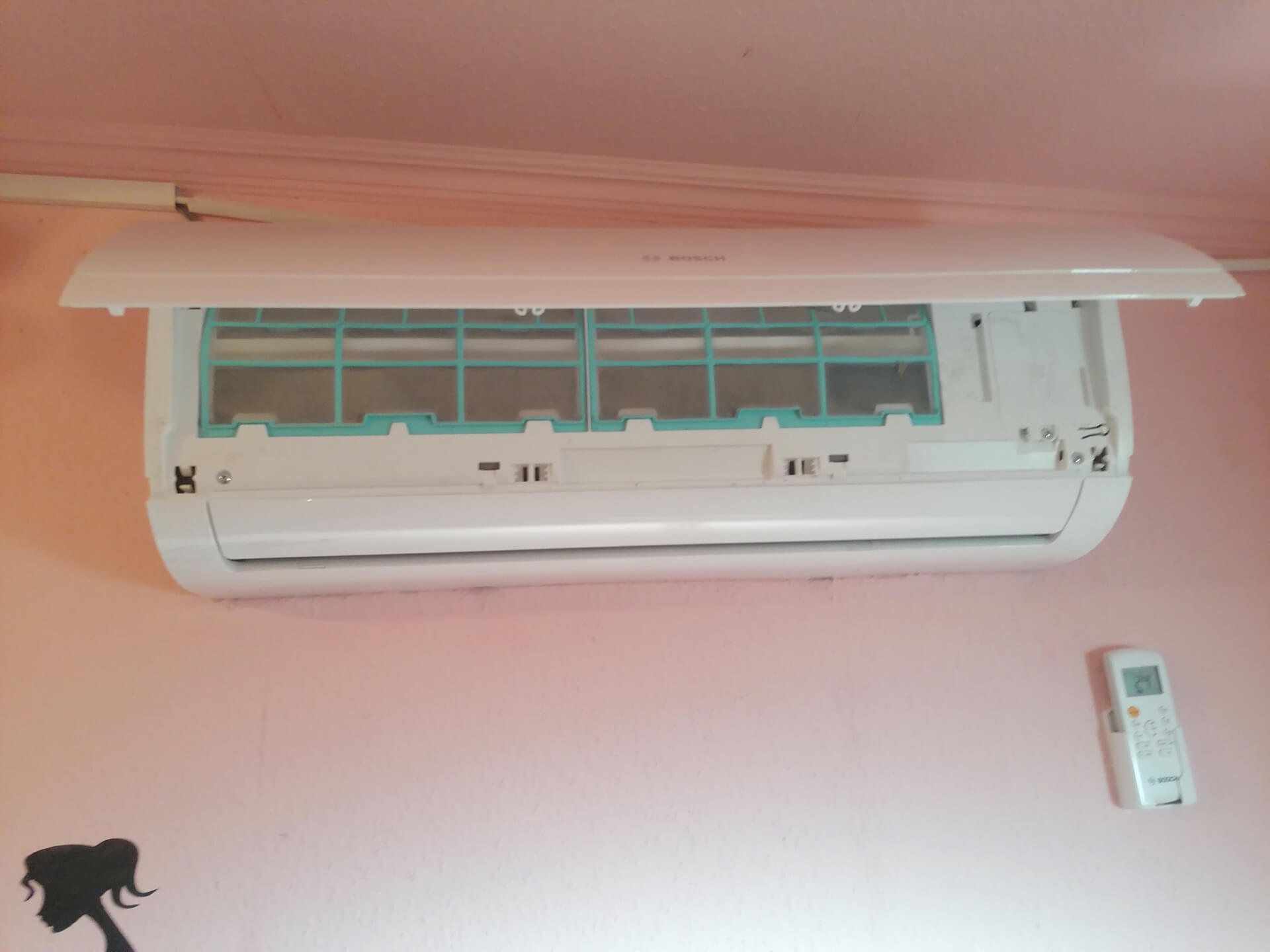 Klímatisztítás előkészülete